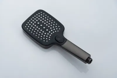  Pistola Gris Piano llave Diseño duchas lluvia Ducha de mano Spay Juego de ducha de acero inoxidable con boquilla inferior