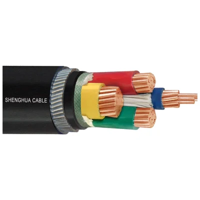 6.35/11kv 2Core 3 núcleos 4core XLPE Swa blindado el cable de alimentación de Metro Sta.