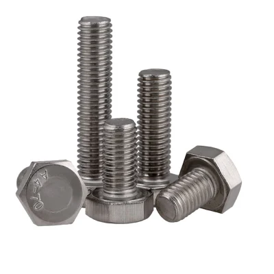 Tuerca hexagonal de acero inoxidable