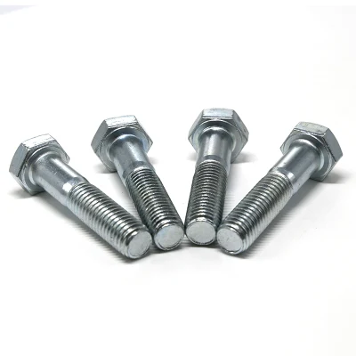 Imperial de grado 5 a 16x30 mm Fine Pitch Enroscar la tuerca de zinc galvanizado en caliente DIN931 Conjunto de tornillo hex.