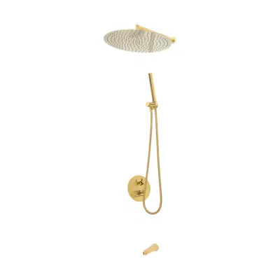  Juego de ducha oculto con cuerpo de latón ODN-96259