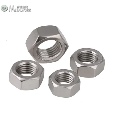  Acero inoxidable SS304 SS316 la tuerca hexagonal (DIN934)