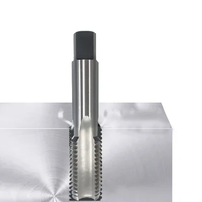  Macho de roscar de mano de machos de máquina corta Metric DIN5157 HSS&amp;M2 Form C BSP, macho de roscar de fondo sencillo con chaflán de 2-3 roscas