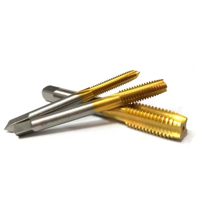  Macho de roscar de rosca izquierda HSS métrico Wyk M3-M12 DIN ISO Acero estándar de alta velocidad Acero profesional de carburo sólido de alta velocidad Macho de roscar de acanaladura en espiral