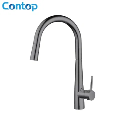 Best Seller grifo mezclador sanitarias grifo cocina latón con un gran tubo de descarga