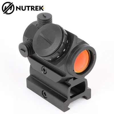  Nutrek Optics OEM Hunting Gun Sight ajustable Mirco 1X20 Rojo Ámbito DE PUNTOS