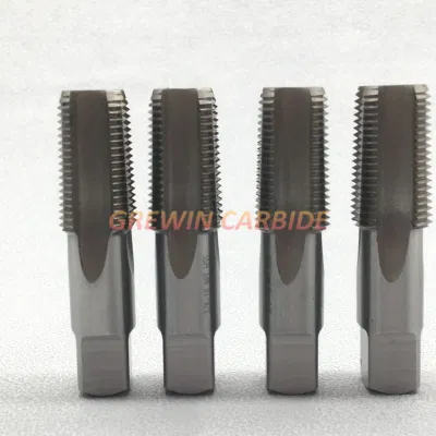 Grewin-Precio mayorista para tornillo de rosca de tubo HSS NPT Machos de roscar machos de roscar 1/16 1/8 1/4 3/8 1/2 3/4 1 2 3 4 pulgadas Tamaño estándar