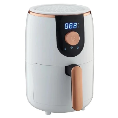 Manual de la cesta de acero inoxidable eléctrico digital 1,6L Fyrer de aire redondo Con Rotisserie