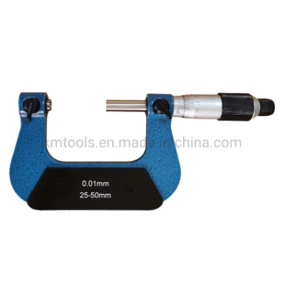  Tope de carraca 25-50mm de rosca de tornillo calibre micrómetro de herramientas