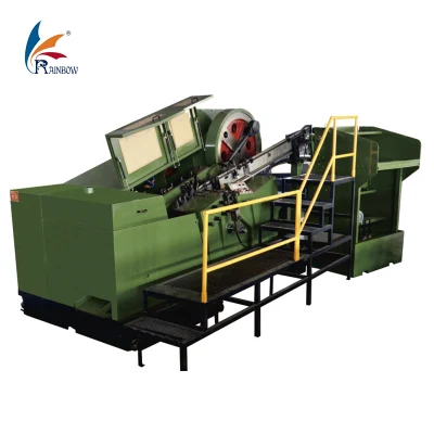 Máquina de hacer las tuercas y tornillos de rosca de Dibujo automático de la máquina laminadora