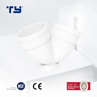 Tapón de PVC-U drenaje plástico tubos de desagüe con Estándar GB/T 5836,1 con Lección Sam-UK Tianyan OEM