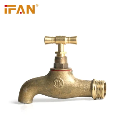  Fábrica de Ifan Venta caliente mejor precio Bibcock los toques de color bronce de tamaño 1/2-3/4 Molde grifos de latón R01