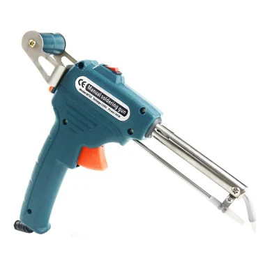 60W 110V/220V de Envío Automático Portátil Pistola de soldadura de estaño soldador eléctrico Pistola
