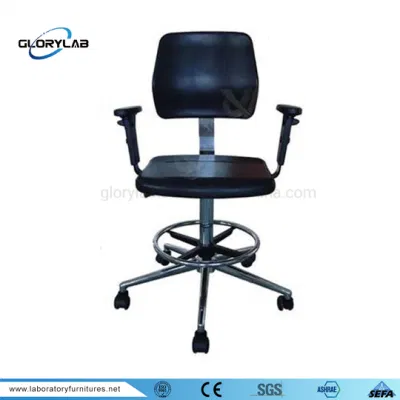  2019 El diseño moderno laboratorio de espumas de poliuretano silla giratoria para el laboratorio del Hospital (JH-ST056)