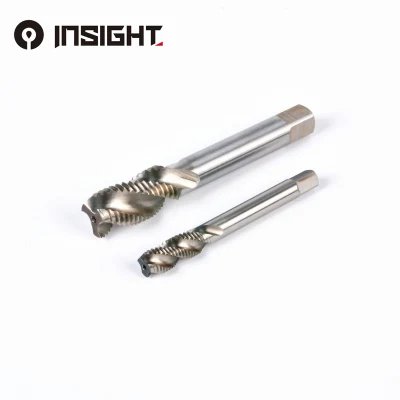  Punta espiral de acero de alta velocidad y toque la flauta de JIS DIN CNC de alta calidad toca