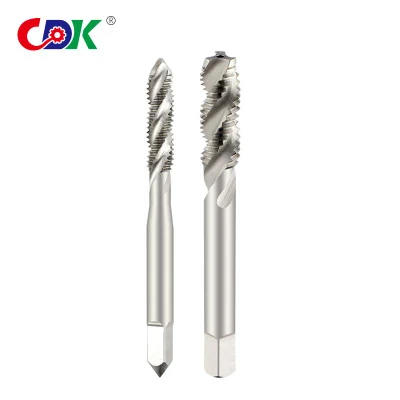  Mejor vender calidad HSS M12*1.75mm grifos Revestimiento de estaño toca la flauta en espiral