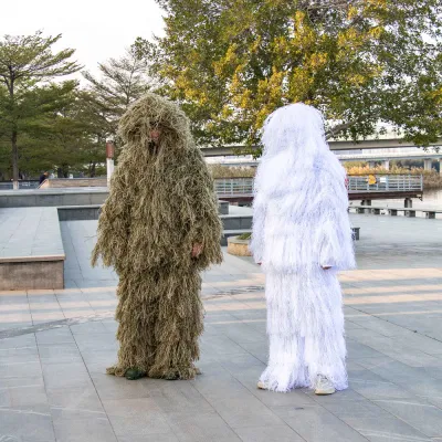 La caza de camuflaje del desierto, bosques traje de camuflaje, Snow White Ghillie