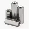 Mejor Precio Hex Connecting Blanco Zinc Plating grueso Métrico Alto Tuerca de acoplamiento larga de cabeza hexagonal de calidad