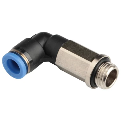 Xhnotion - empuje neumático en el codo macho Rosca BSPP extendida Adaptador de manguera de aire con 100% probado