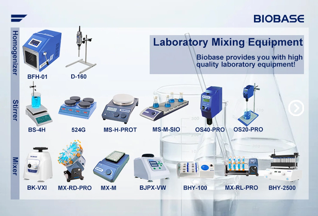 Biobase Vortex Mixer Medical Mixer Continuous with Touchless Operation