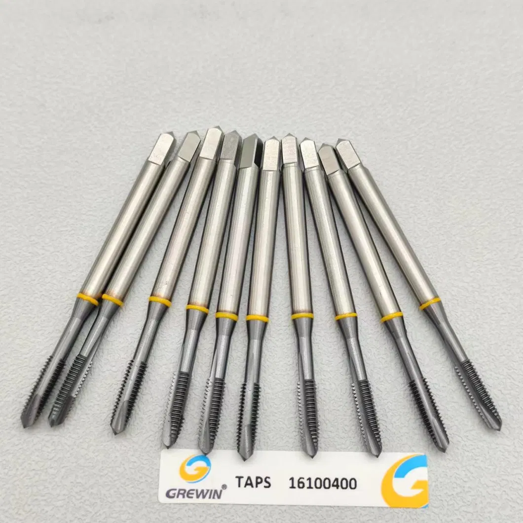 Grewin-Wholesale Professional CNC Machine Taps with 5% Cobalt Hsse DIN371 DIN376 Taps High Speed Steel Spiral Tap Straight Tap Tip Taps