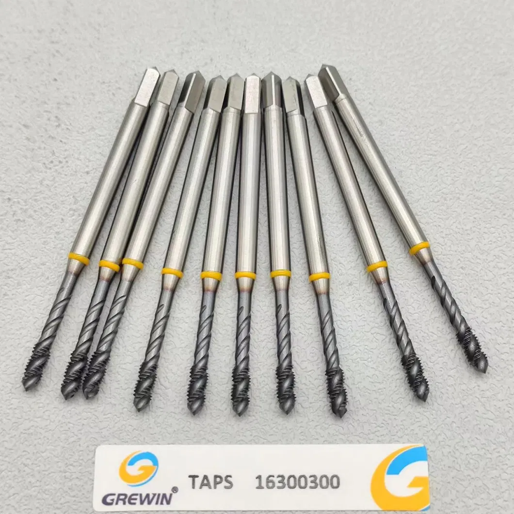 Grewin-Wholesale Professional CNC Machine Taps with 5% Cobalt Hsse DIN371 DIN376 Taps High Speed Steel Spiral Tap Straight Tap Tip Taps