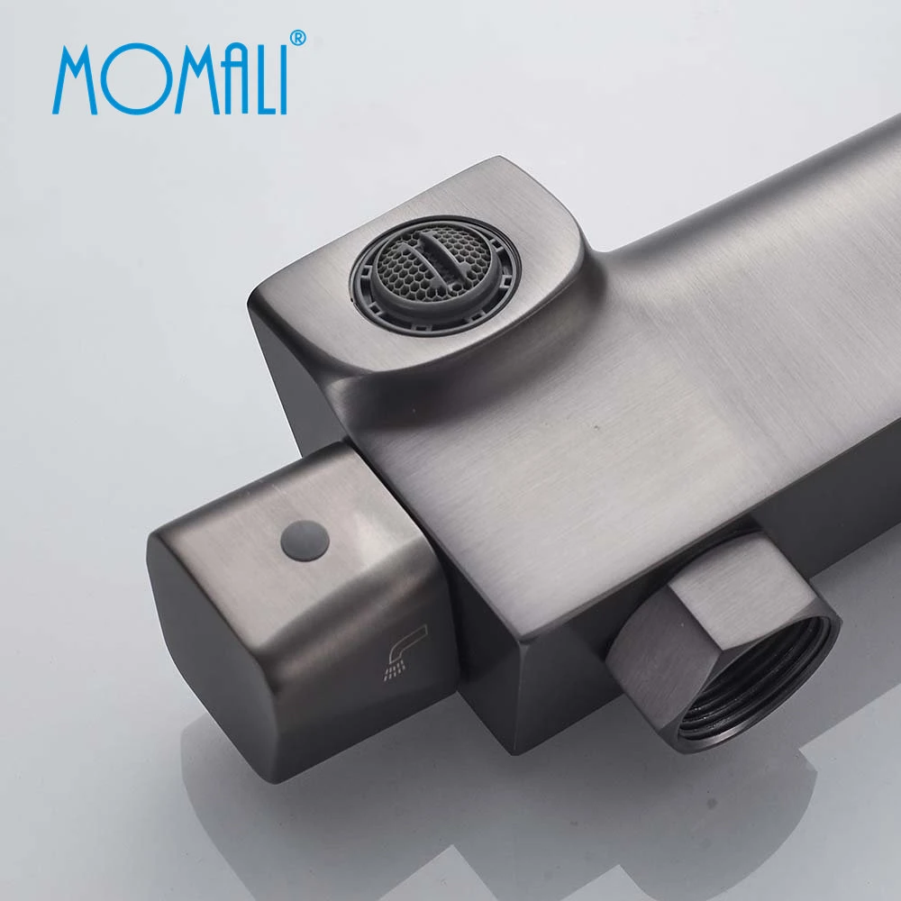 Momali Faucet Water Tap Bathroom Accessories Gun Color Shower Enclosure Thermostatic Fashion Modem Sanitary Ware Shower Column Shower Set