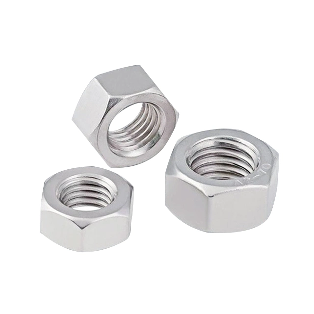 DIN934 Stainless Steel A2 A4 SS304 SS316 Hex Nut M16 M28 M30 M12 M26 M40