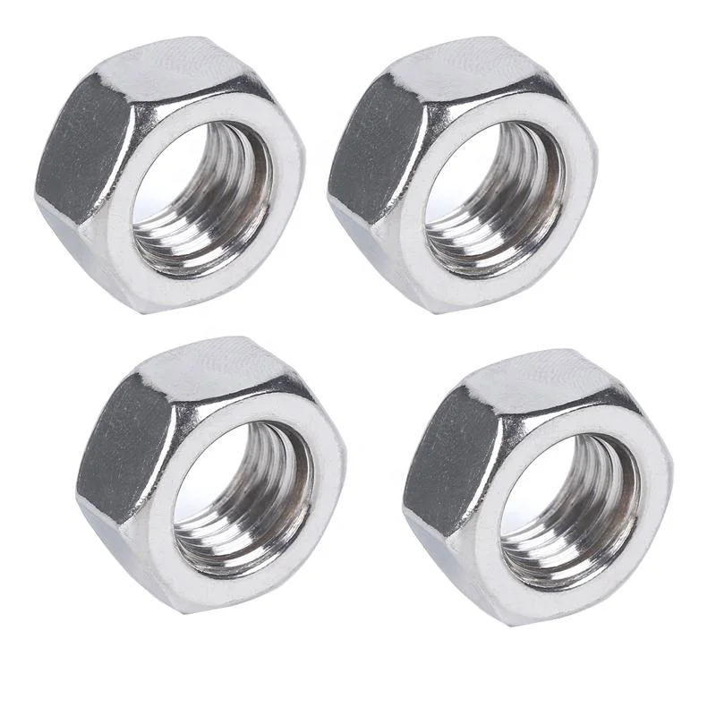 DIN934 Stainless Steel A2 A4 SS304 SS316 Hex Nut M16 M28 M30 M12 M26 M40