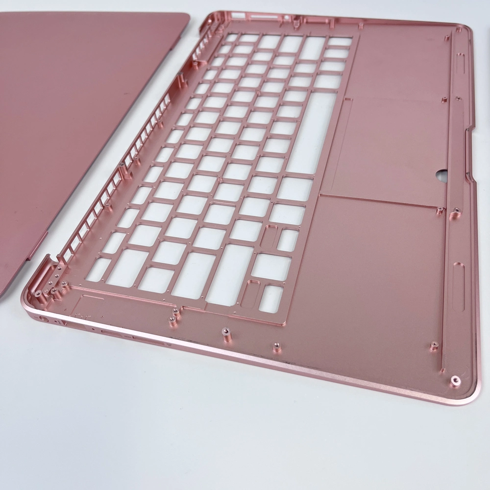 CNC Precision Machining Custom Service Metallic Gloss Cherry Pink 13-Inch Portable Airbook Laptop Complete Case or Frame