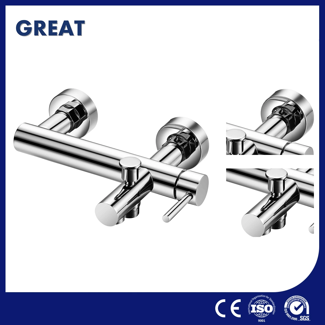 Great Tall Bathroom Faucet Suppliers OEM Customized Unique Bathroom Faucets Gl32103A321 Single Lever Bath Faucet China Built-in Diverter Large Bathtub Faucets