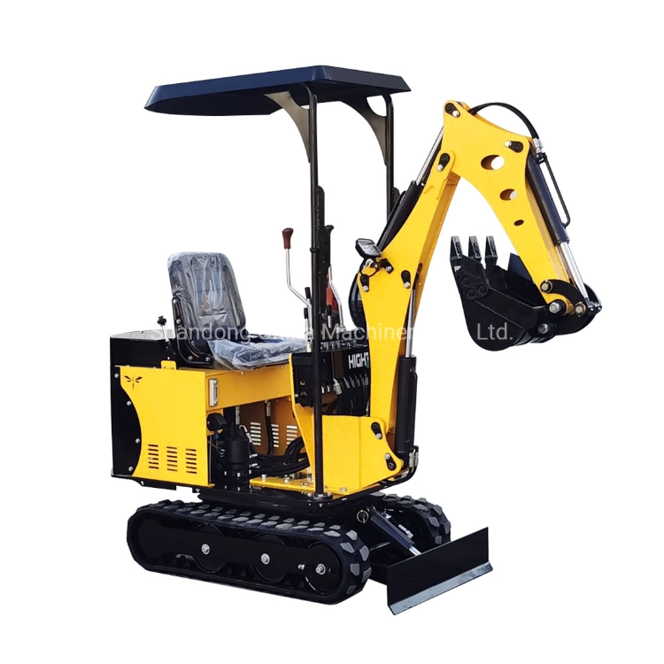 High Quality Mini Excavator with Safety Roof Small Digger for Plant