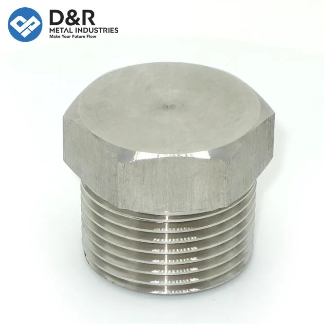 1/2 in. 150# Stainless Steel Pipe Fitting Hexagon Head Plug