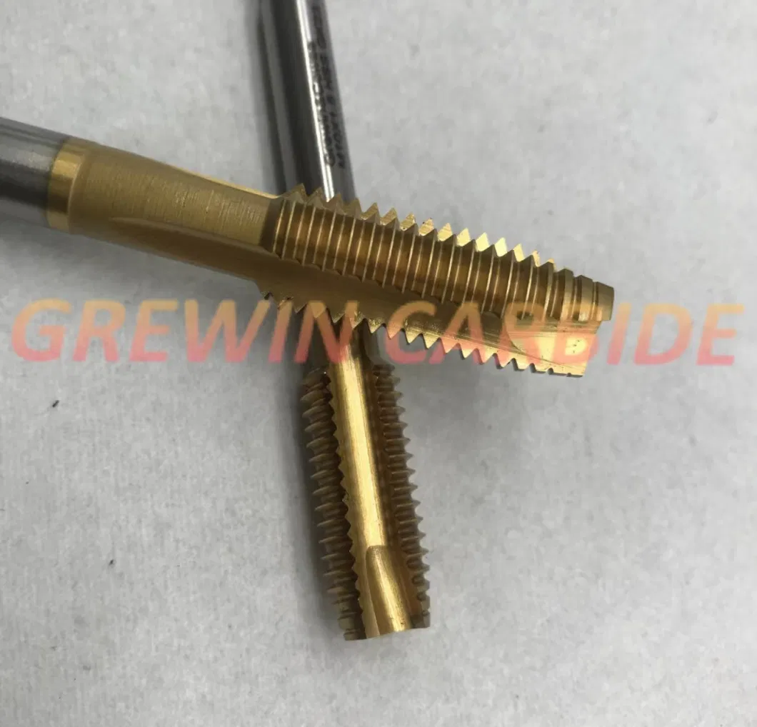 Grewin High Quality Tools CNC Machine Tin Coating Tip Machinetaps Spiral Point Taps