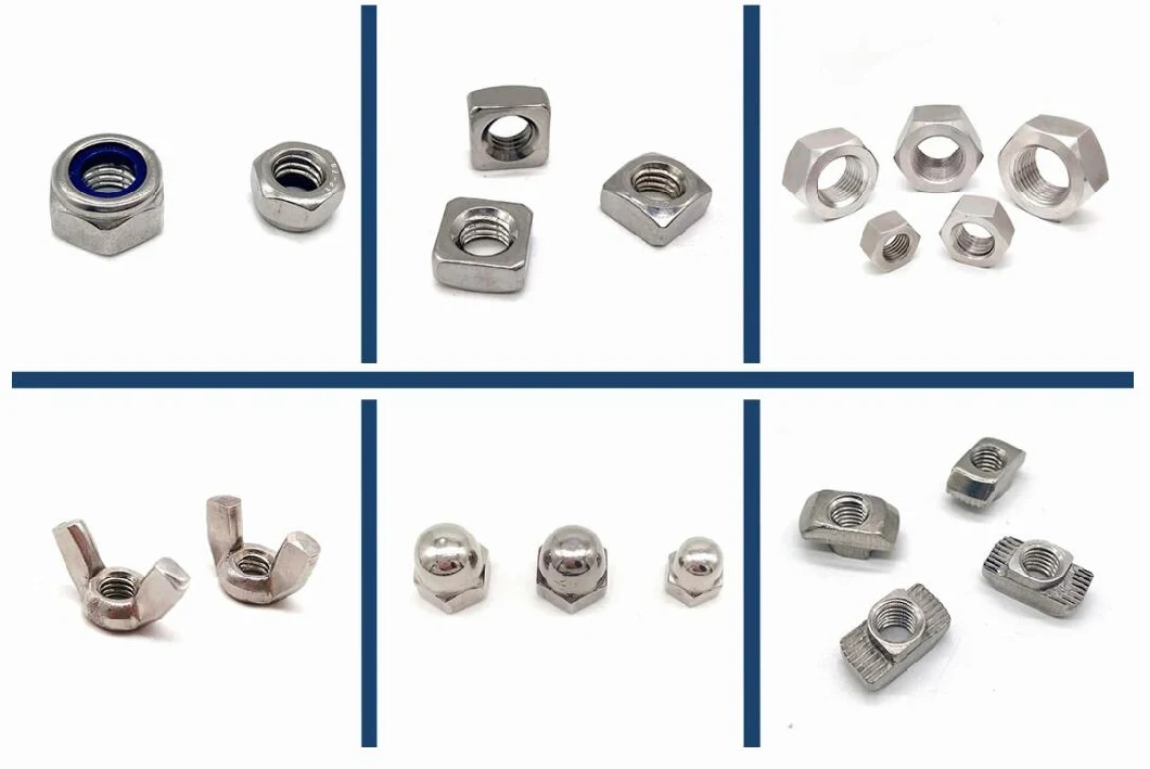 Factory Wholesale Fastener Manufacturer Stainless Steel Hex Bolt A4-80 DIN933 Bolt and Nut Set