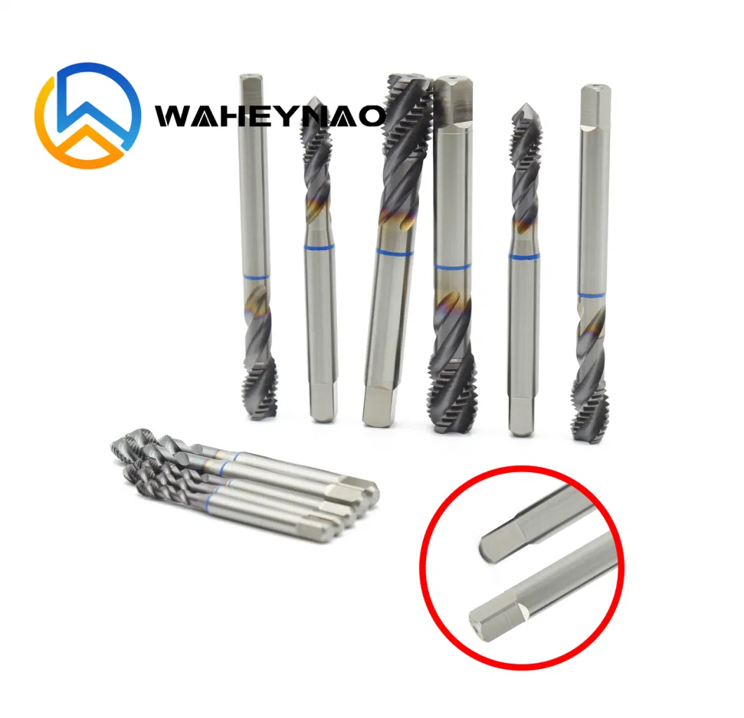 Professional Hsse CNC Spiral Flute Machine Taps with Ticn Coating