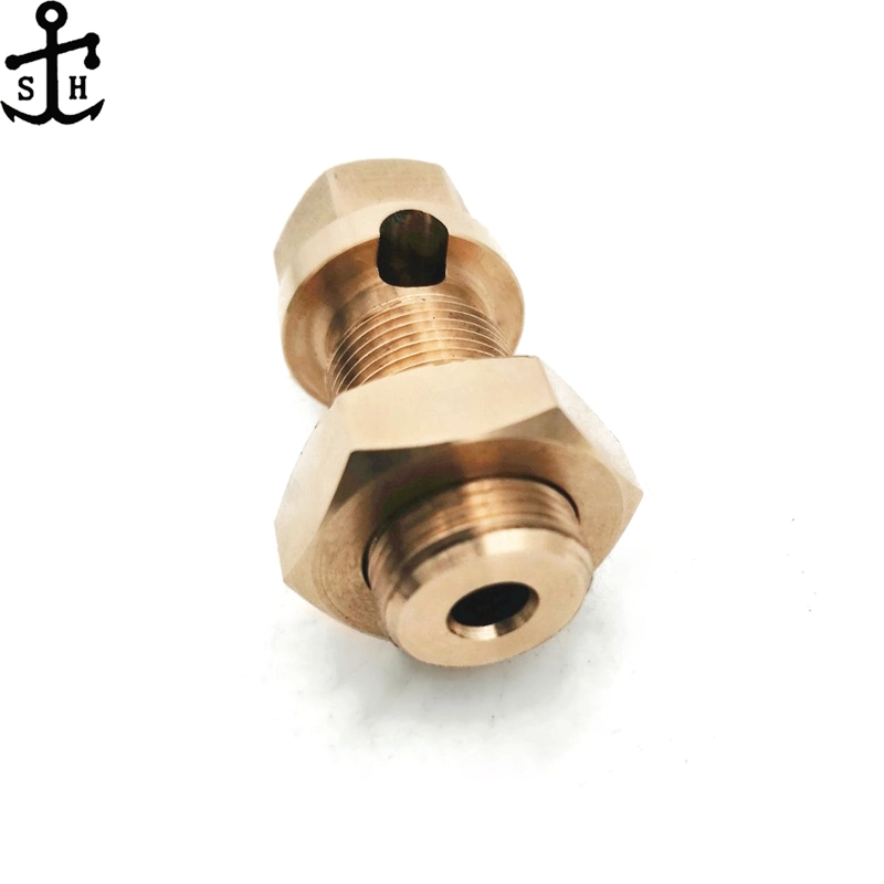 Custom Fastener Non Standard Special Style Bronze Hex Head Bolt and Nut Set Made in China