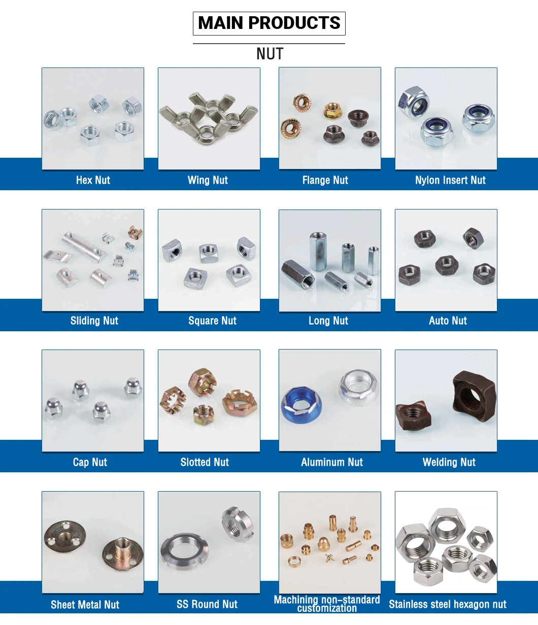 Cobalt Containing High-Speed Steel Titanium Plated Nut Tap Metric American Nut Tap Stainless Steel Tap