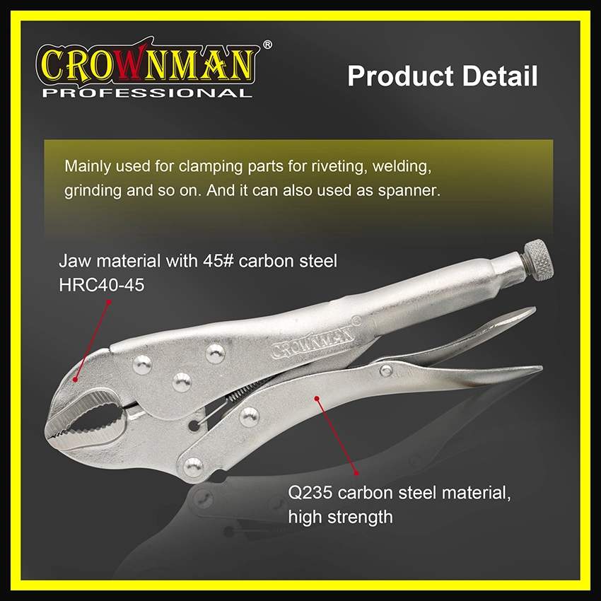 Crownman Curved Jaw Grip Wrench for DIY Use