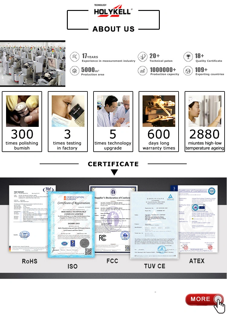 Ultrasonic Flow Meter for Tap Water Pure Liquid Measure Flow and Thermal