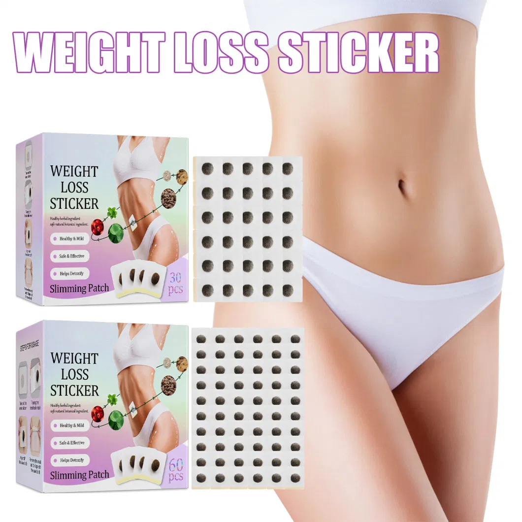 Amazon Best 2023 Products 30PCS OEM Weight Loss Detox Belly Abdomen Herbal Slim Patch Magnetic Fat Diet