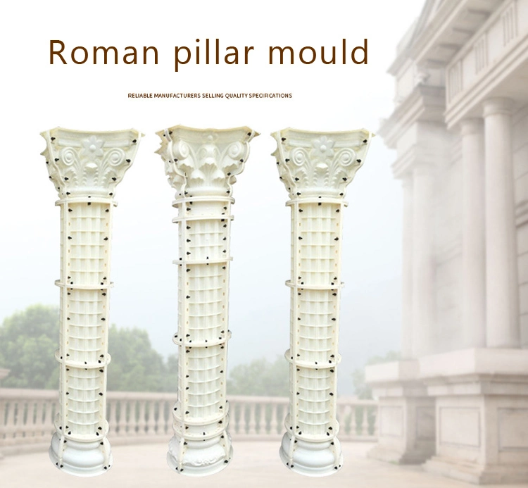 Modern Adjustable Concrete Roman Column Mold Architectural Columns Mold