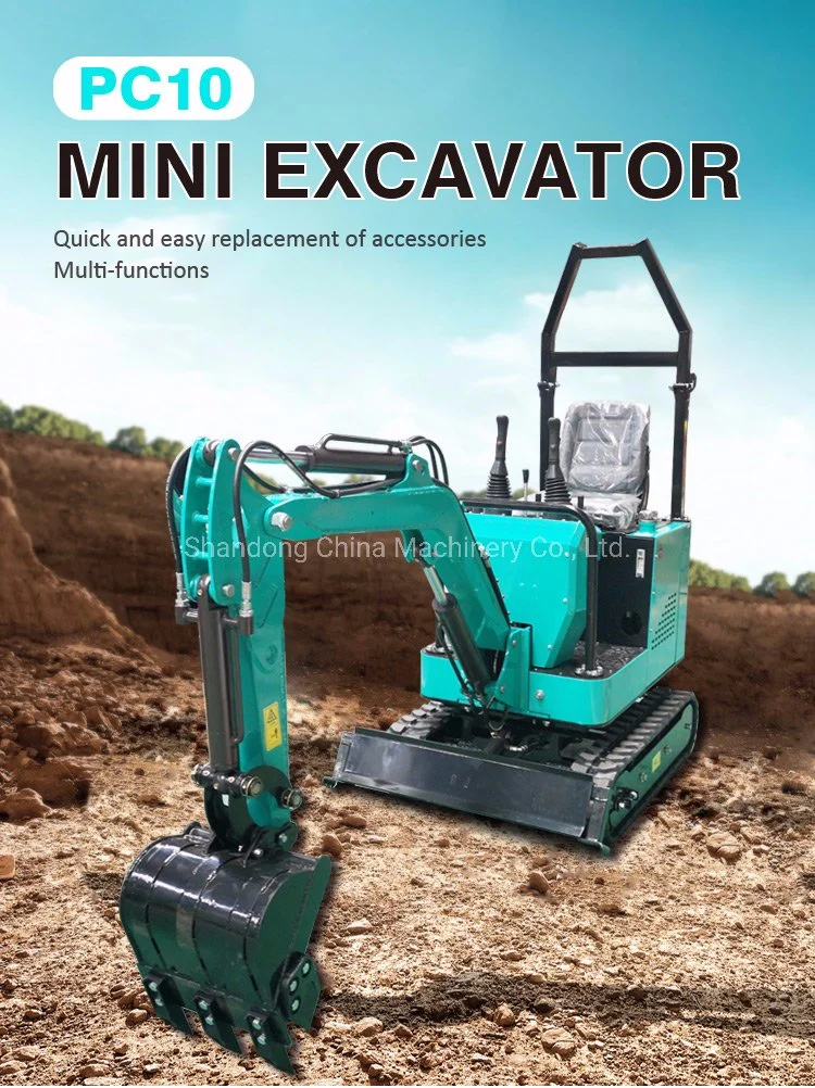 1ton Shed Portable Upgraded Version Small Excavators Mini Digger for Sale