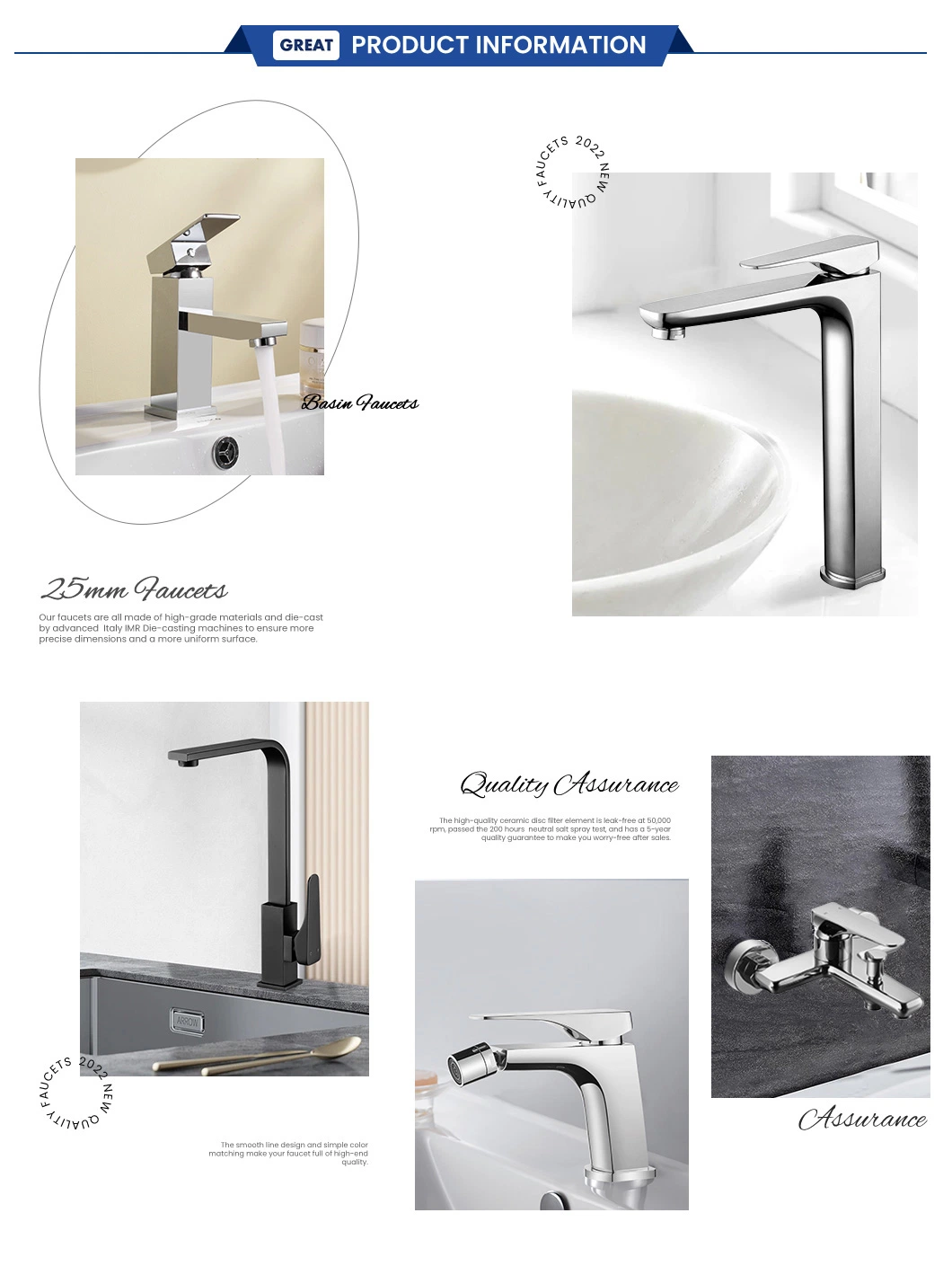 Great Tall Bathroom Faucet Suppliers OEM Customized Unique Bathroom Faucets Gl32103A321 Single Lever Bath Faucet China Built-in Diverter Large Bathtub Faucets