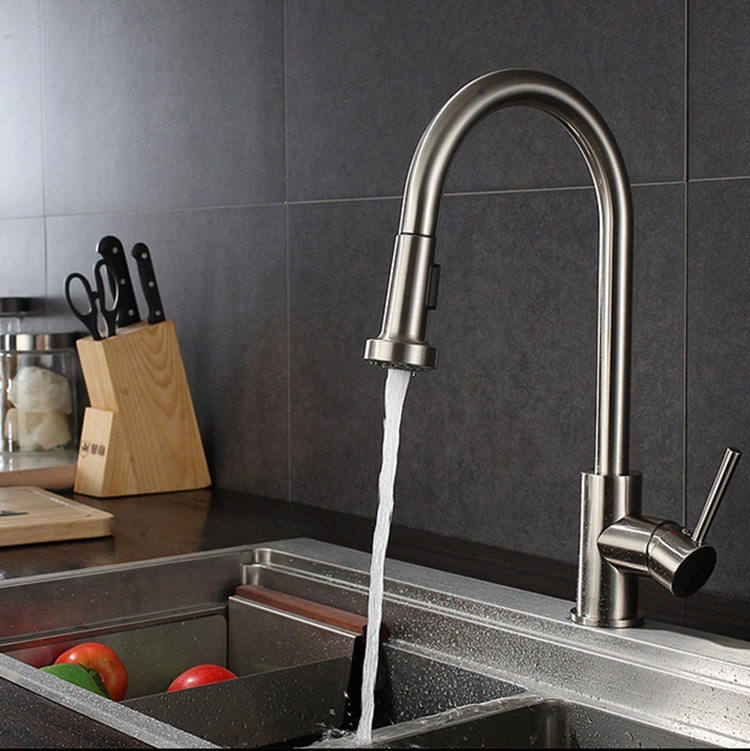 Kitchen Sink Stainless Steel Multi-Function Large Single Tank Kitchen Faucet