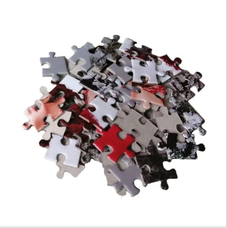 Custom Magnetic Box Die Cut Paper Jigsaw Puzzle Magnetic Toy Set