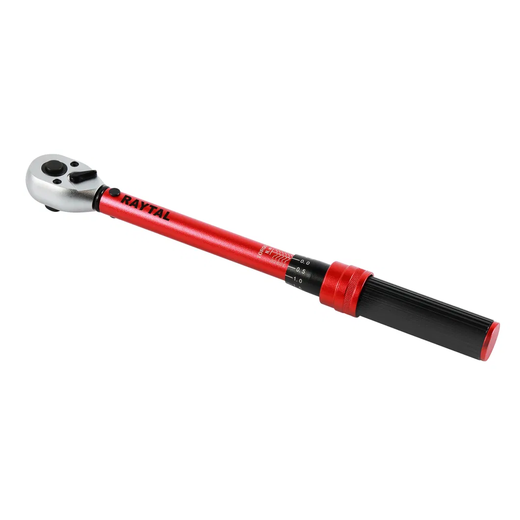 Raytal Industrial Grade 3/8 in. Drive, 10-60 N. M Click Torque Wrench, GS/CE Approved