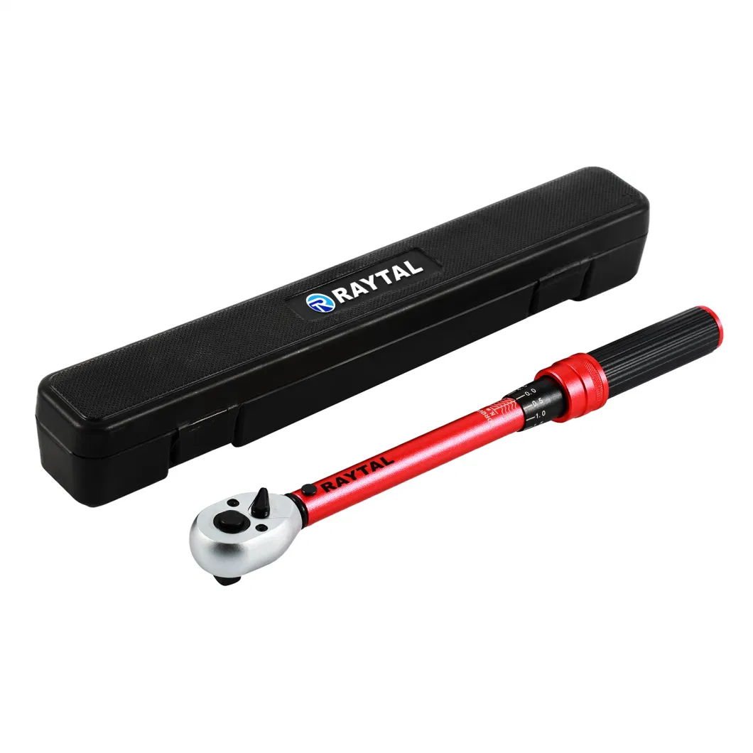 Raytal Industrial Grade 3/8 in. Drive, 10-60 N. M Click Torque Wrench, GS/CE Approved