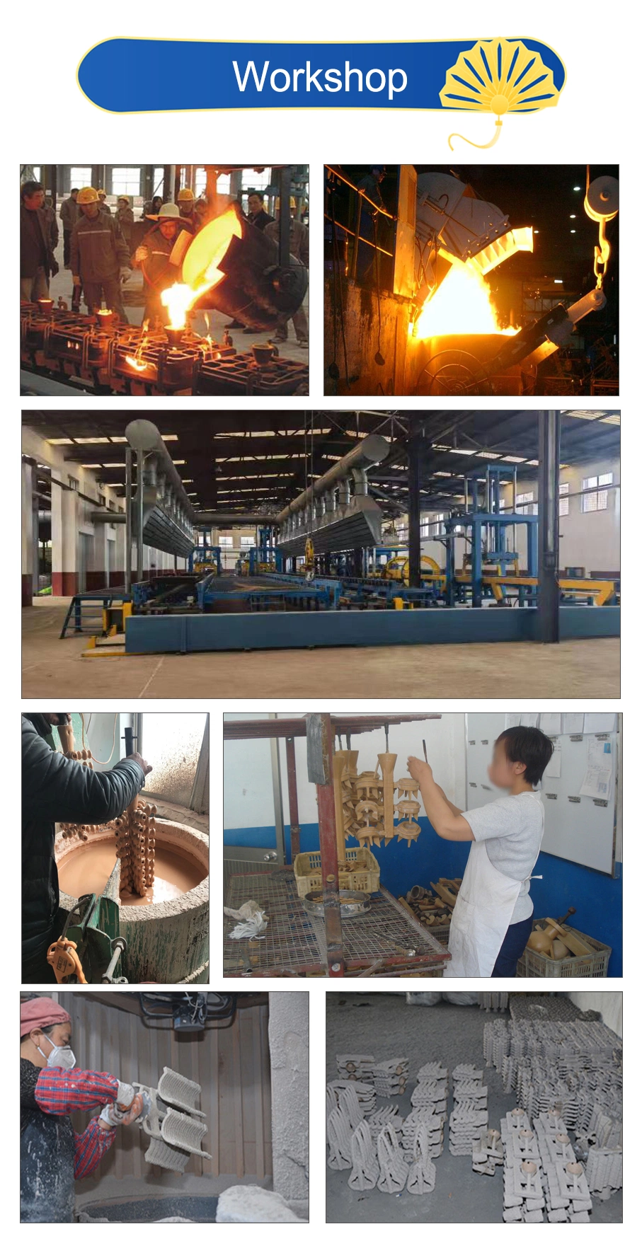 Custom Made Iron/Steel Sand/Investment/Pressure/Die/Molding Casting Parts for Car/Auto/Automobile/Motorcycle/Truck/Trailer/Tracter/Machinery