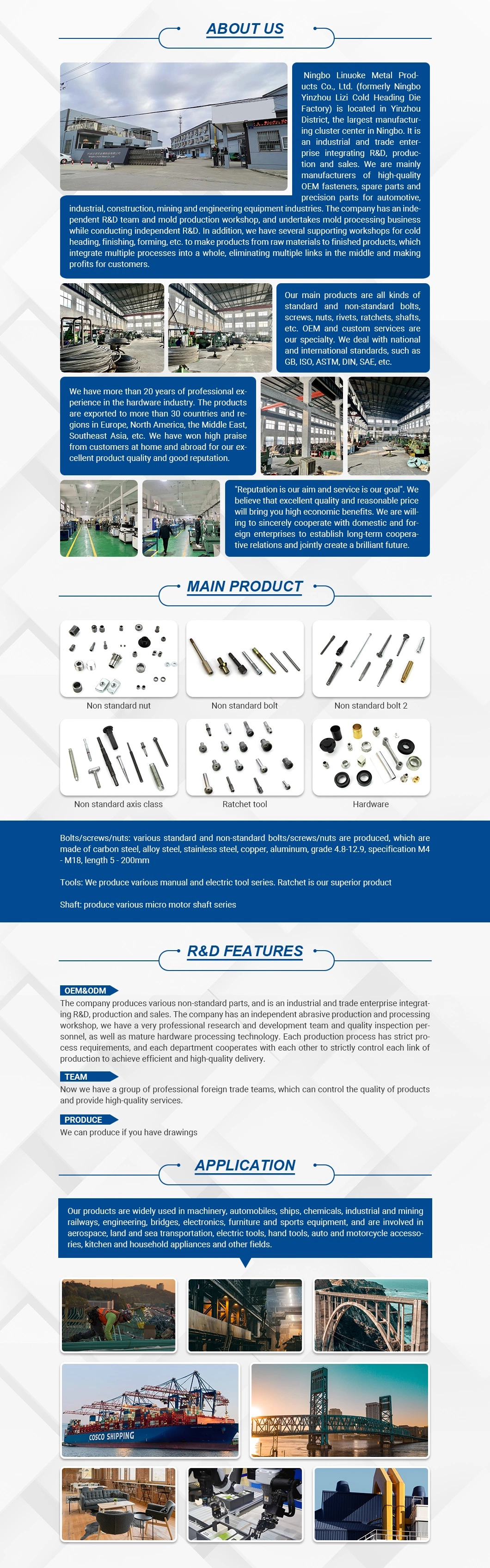 Non-Standard Headless Screw 304 316L Inch Custom #8-32 1/8&quot; Coarse Fine Thread Square Head Stainless Steel Set Screws